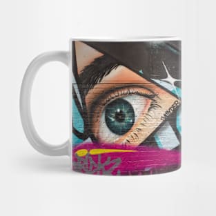 Graffiti Neck Gator All Seeing Eye Urban Art Mug